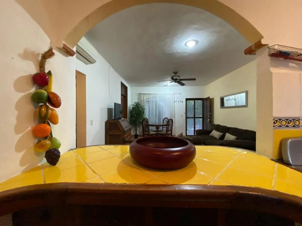 Apartment W/ Prime Location Mexican Colonial Style Playa del Carmen Mexico