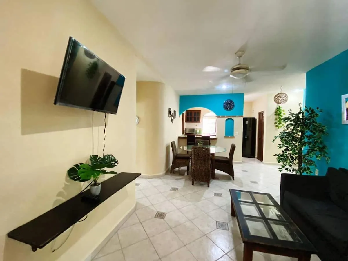 Apartment W/ Prime Location Mexican Colonial Style Playa del Carmen