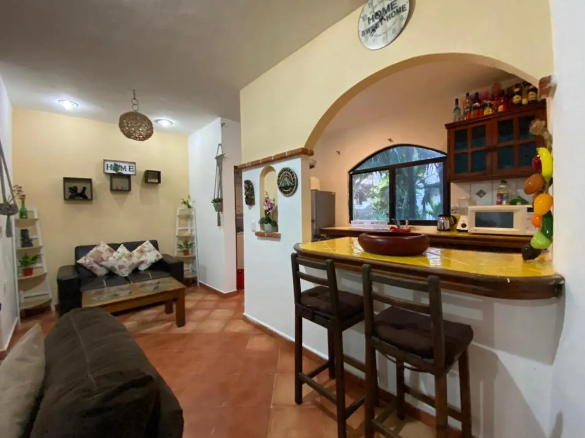 Apartment W/ Prime Location Mexican Colonial Style Playa del Carmen