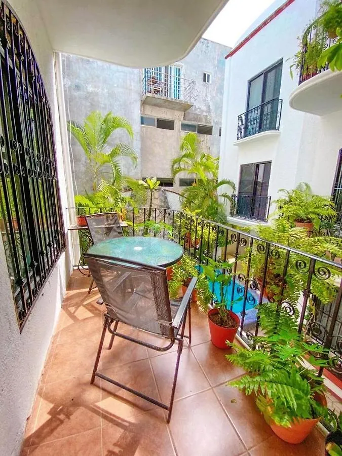 Apartment W/ Prime Location Mexican Colonial Style Playa del Carmen